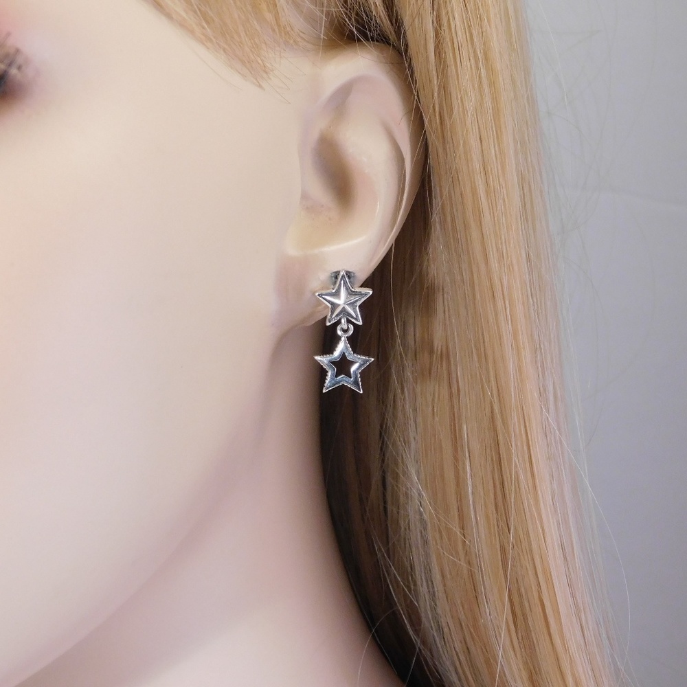Lucky Stars Sterling Silver Earrings